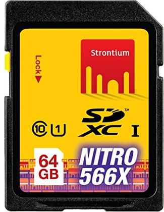 Strontium 64 GB NITRO SDXC NITRO 566X Memory Card - Class-10