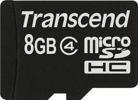 Transcend MicroSD Card 8GB Class 4(PACK OF 10)