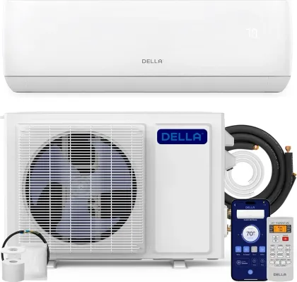 DELLA Motto 048-MS-9K2VR-17S-JA 9000 BTU 230V Inverter Split AC