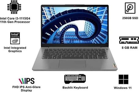 Lenovo IdeaPad Slim 3 82H7016LIN Laptop (11th Gen Core i3/ 8GB/ 256GB SSD/ Win11 Home)