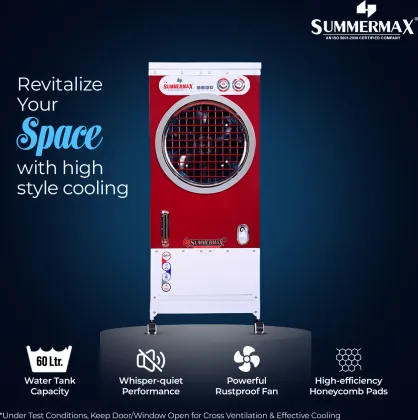 Summermax Cosmo Chrome 60 L Desert Air Cooler