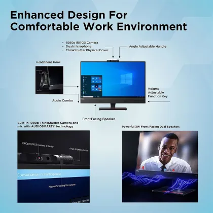 Lenovo Thinkvision T27hv-20 27 inch QHD LED Monitor