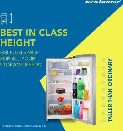 Kelvinator KRD-I210ECPHGS 201 L 3 Star Single Door Refrigerator - image 5