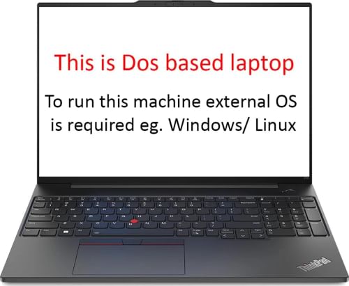 Lenovo ThinkPad E16 21SSS1LW00 AI Powered Laptop (Intel Core Ultra 5 225U/ 8GB/ 512GB SSD/ DOS)