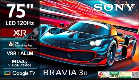 Sony BRAVIA 3II XR30M2 75 inch Ultra HD 4K Smart LED TV (K-75XR30M2)