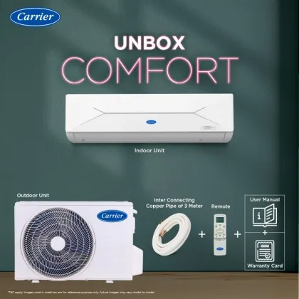 Carrier CAI18CE3R36W1 1.5 Ton 3 Star 2026 Inverter Split AC (Xcel Edge Gxi Wi-Fi)