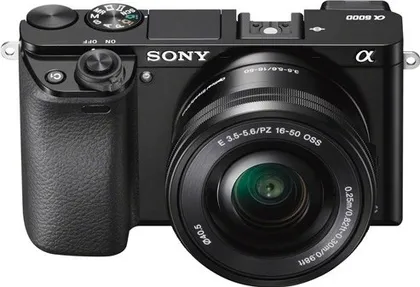 Sony Alpha ILCE-6000L 24.3 Mirrorless Camera (SELP 16-50 Lens)
