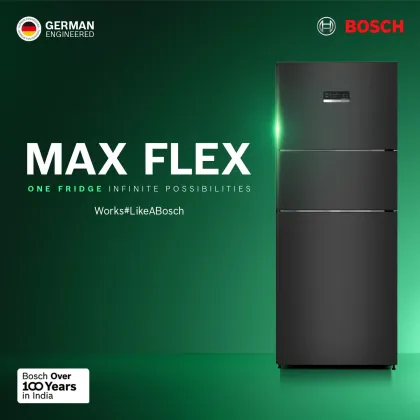 Bosch MaxFlex CMC33S33VI 302 L 3 Star Triple Door Refrigerator