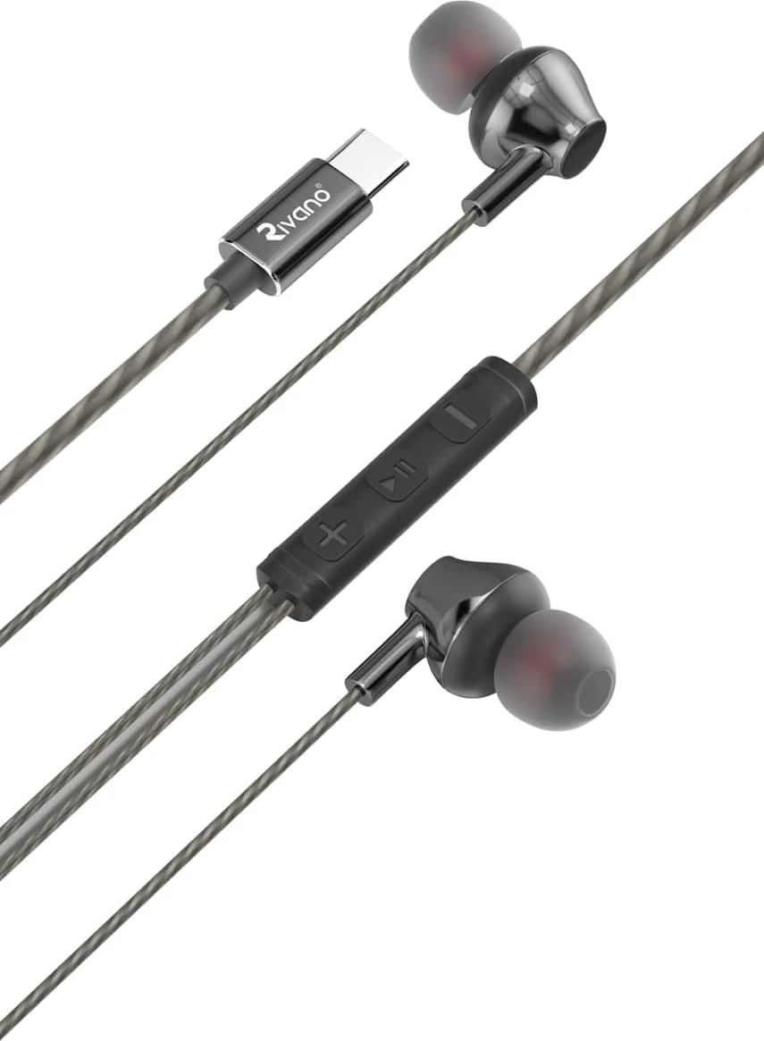 Rivano ‎EHF41 TypeC Wired Earphones Price in India 2024, Full Specs
