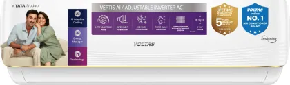 Voltas 125INV Vertis Ai Zest Gold 1 Ton 5 Star Inverter Split AC