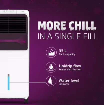 V-Guard Arido R35 H 35 L Personal Air Cooler