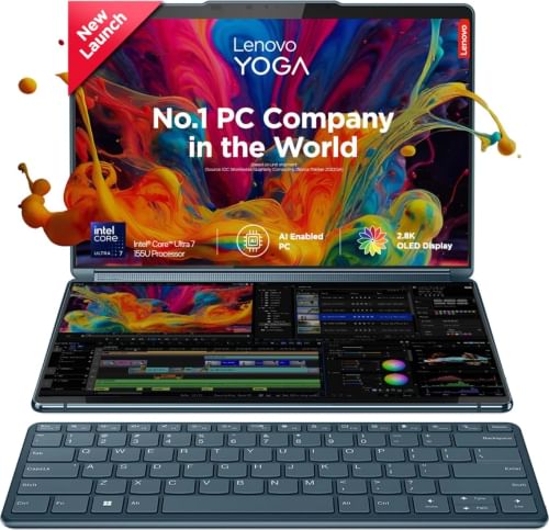 Lenovo Yoga Book 9 83FF0034IN Laptop (Intel Evo Core Ultra 7 155U/ 32GB/ 1TB SSD/ Win11)