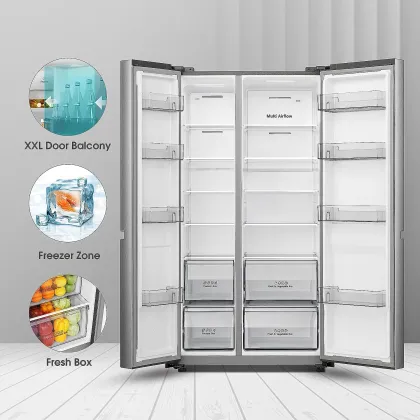 Hisense RS688N4SSVWI 688 L Side by Side Door Refrigerator