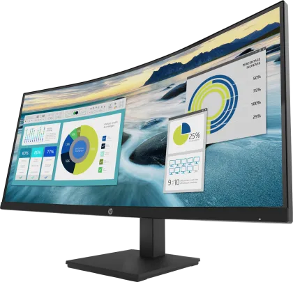 HP P34hc G4 34 inch WQHD Curved Monitor