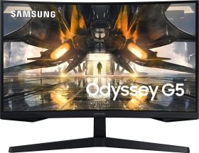 Samsung Odyssey G5 LS27AG550EW 27 inch WQHD Curved Gaming Monitor