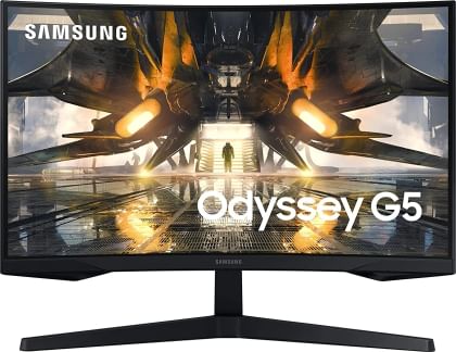 Samsung Odyssey G5 LS27AG550EW 27 inch WQHD Curved Gaming Monitor