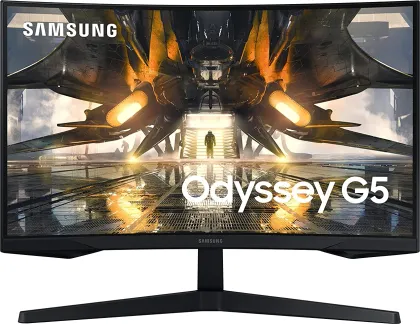 Samsung Odyssey G5 LS27AG550EW 27 inch WQHD Curved Gaming Monitor