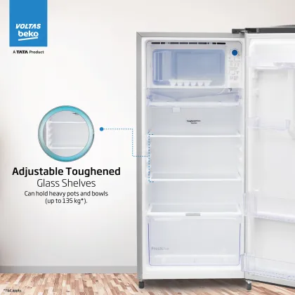 Voltas Beko RDC215C/S0XIR0M0000GO 183 L 3 Star Single Door Refrigerator