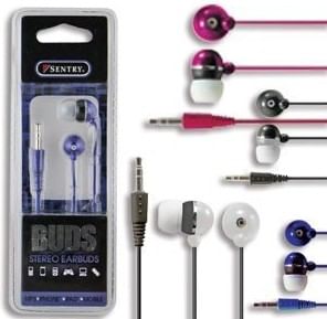 budz noise reduction stereo earbuds