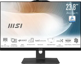 MSI Modern AM242TP 1M-1099US AIO Desktop (Intel Core 3-100U/ 8GB/ 512GB SSD/ Win 11)