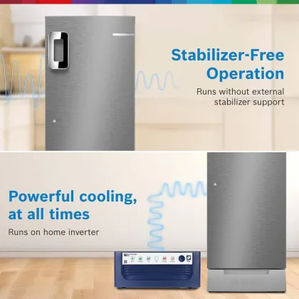 Bosch CST20S23VI 207 L 3 Star Single Door Refrigerator