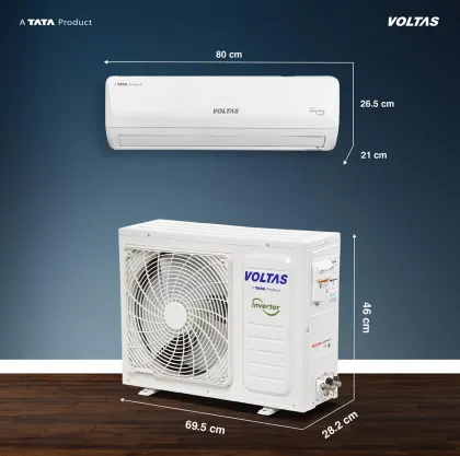 Voltas 123INV CAM 1 Ton 3 Star 2026 Inverter Split AC