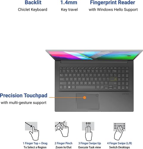 Asus VivoBook K15 K513EA-L712TS Laptop (11th Gen Core i7/ 16GB/ 512GB SSD/ Win10 Home)
