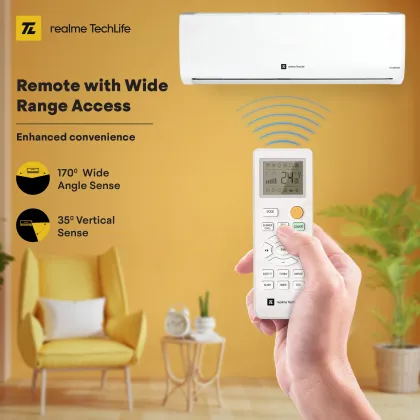 Realme TechLife 103IPG25WRS 1 Ton 3 Star 2025 Inverter Split AC