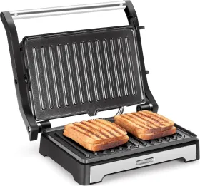Milton Insta ‎CELGEEG002STEL0001 1000W Grill Sandwich Maker