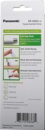 Panasonic Beauty ER-GN25VP Precision Facial Hair Trimmer