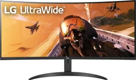 LG UltraWide 34WP60C-B 34 inch Quad HD Curved Monitor