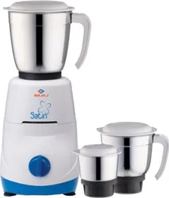 Bajaj Satin 500-Watt Mixer Grinder with 3 Jars