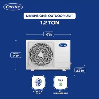 Carrier Ester Exi CAI12ES5R34F0 1 Ton 5 Star Inverter Split AC