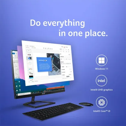 Acer Aspire C24 All in One PC (11th Gen Core i3/ 8 GB RAM/ 512 GB SSD/ Win 11) - image 3