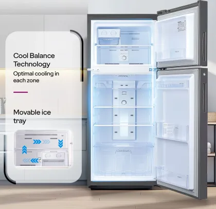 Godrej RF EON 416AN RCI GR BK 415 L 1 Star Double Door Refrigerator