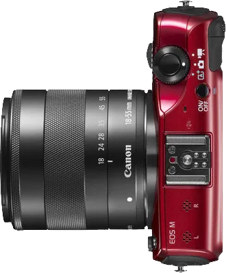 Canon EOS-M Mirrorless (18-55mm IS STM Lens+Speedlite-90x Flash)