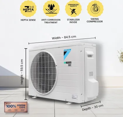 Daikin FTKU50UV16VF 1.5 Ton 5 Star Inverter Split AC