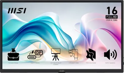 MSI Pro MP165 E6 15.6 inch Full HD Portable Monitor
