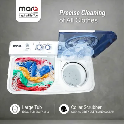 MarQ By Flipkart MQVSA1205NNNHW 12 kg Semi Automatic Washing Machine
