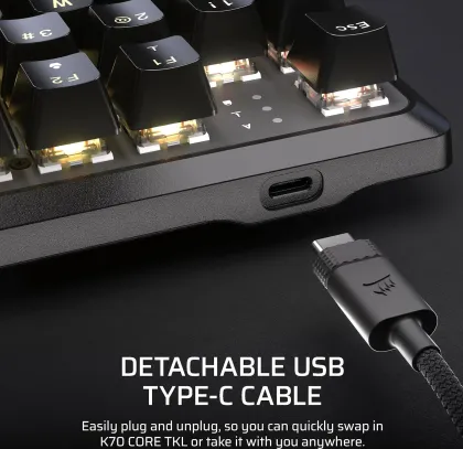 Corsair K70 CORE TKL Wired Mechanical Gaming Keyboard - image 4