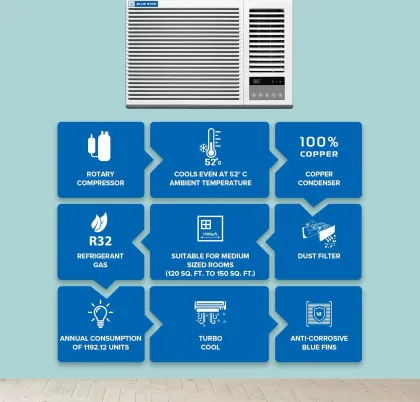 Blue Star WFE318P 1.5 Ton 3 Star 2025 Window AC