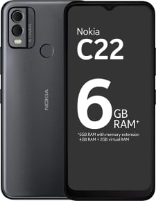 Nokia C22 (4GB RAM + 64GB) vs Nokia C20 Plus