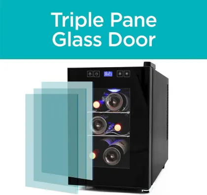 BLACK+DECKER BD60016 6 Bottle Wine Fridge