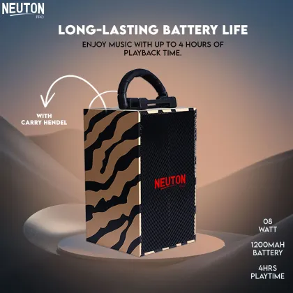 Neuton Rockstar Tiger 8W Bluetooth Speaker