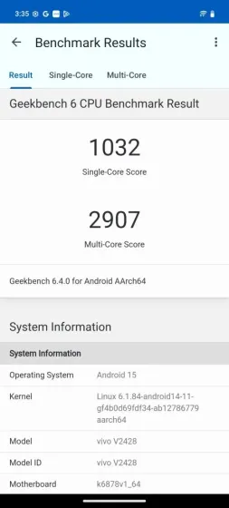 GeekBench 6