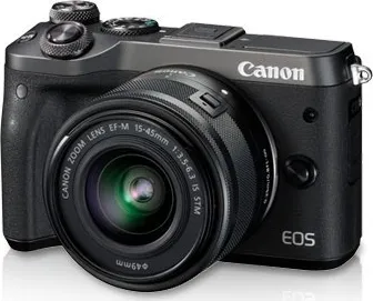 Canon EOS M6 Mark II Mirrorless Camera with EF-M15-45mm f/3.5-6.3 IS STM Lens