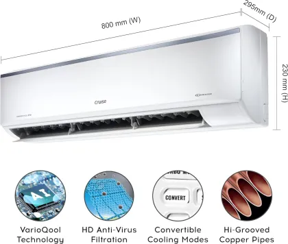 Cruise CWCVBL-VP3F125 1 Ton 5 Star 2025 Inverter Split AC