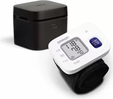 Omron Hem 6232T Wrist Blood Pressure Monitor (Black) Battery Powered