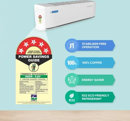 Blue Star ID512ZNURS 1 Ton 5 Star 2025 Inverter Split AC