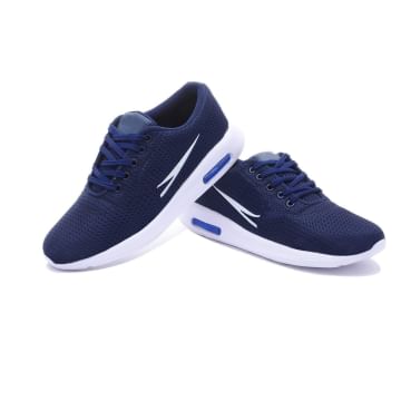 Sklodge Men's Black & Navy Blue Casual Canvas Sneaker Shoes